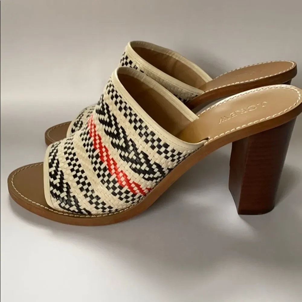 J. Crew Marlow Fabric Mules 10